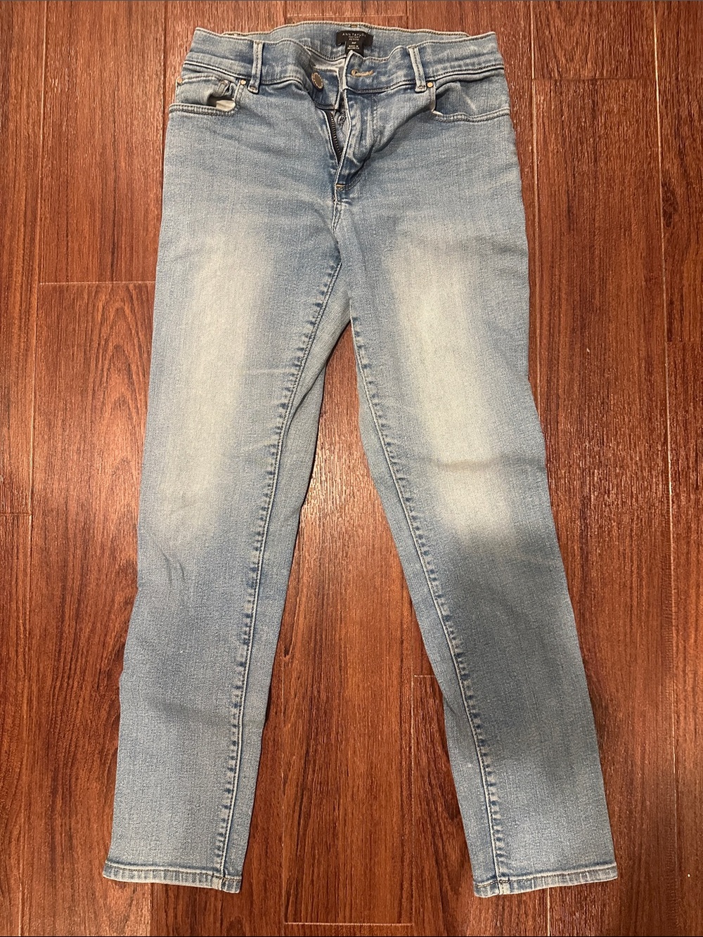 Ann Taylor Light Wash Skinny Jeans